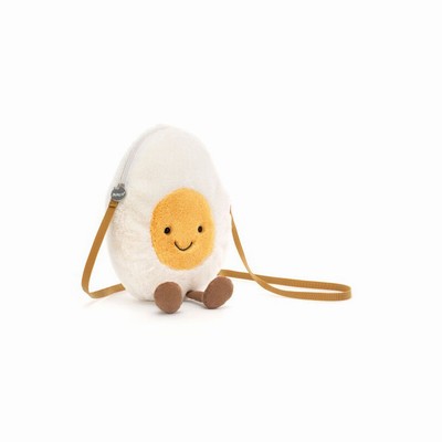 Jellycat Happy Boiled Egg Bag Australia | 438219NAQ